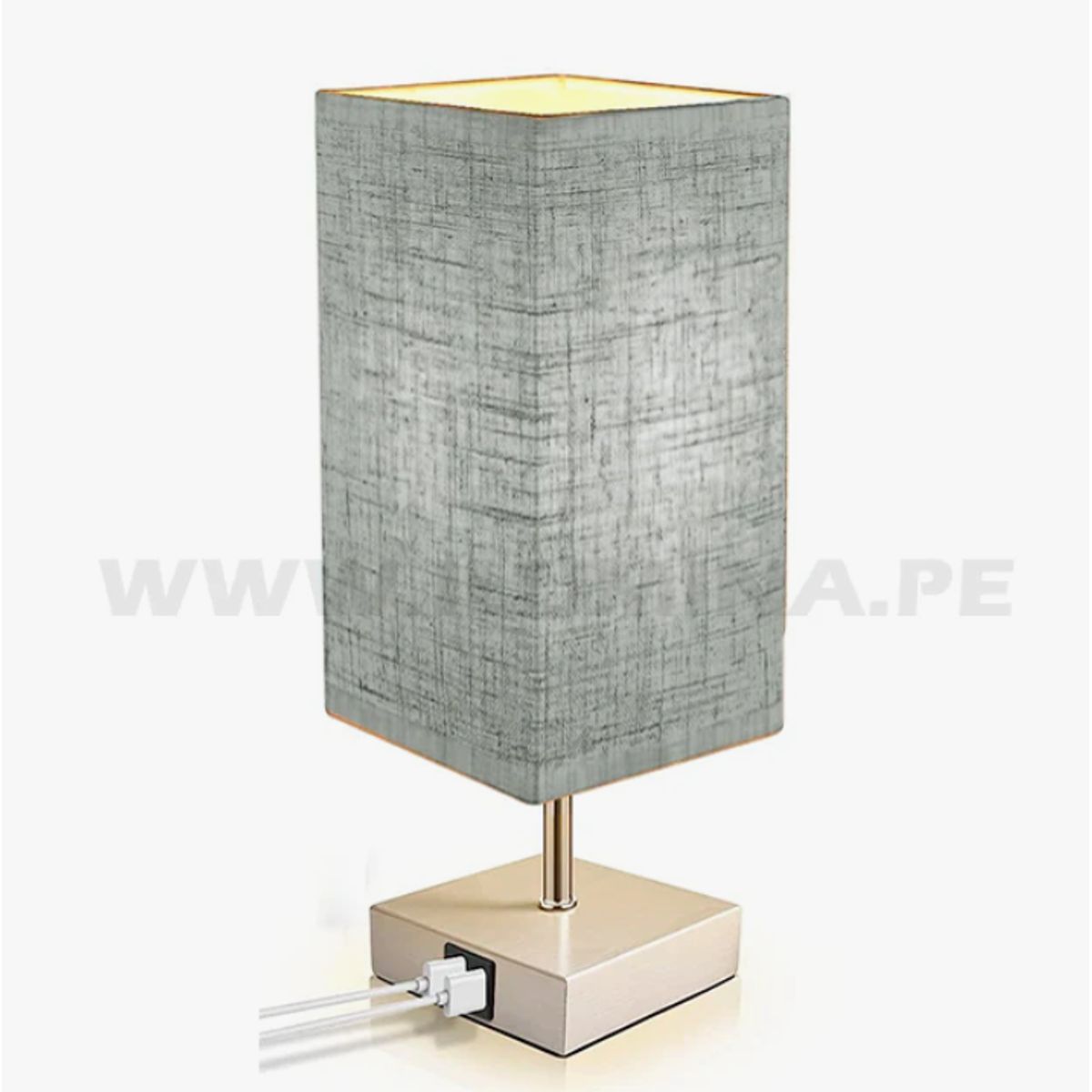 GENERICO - Lámpara de Mesa Silver Led