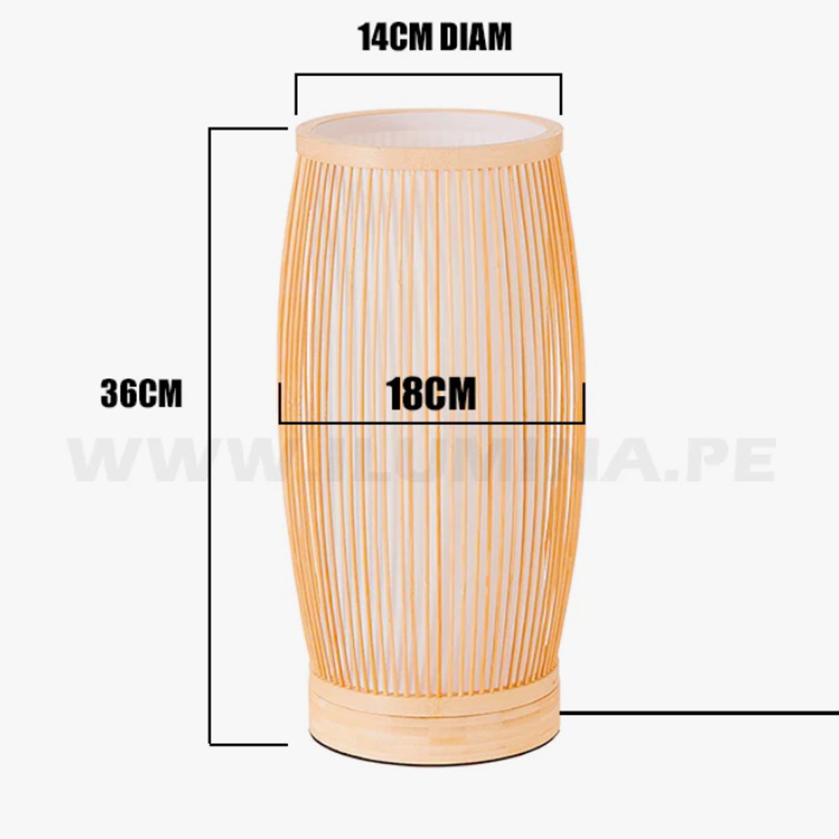 GENERICO - Lámpara de Mesa White Led