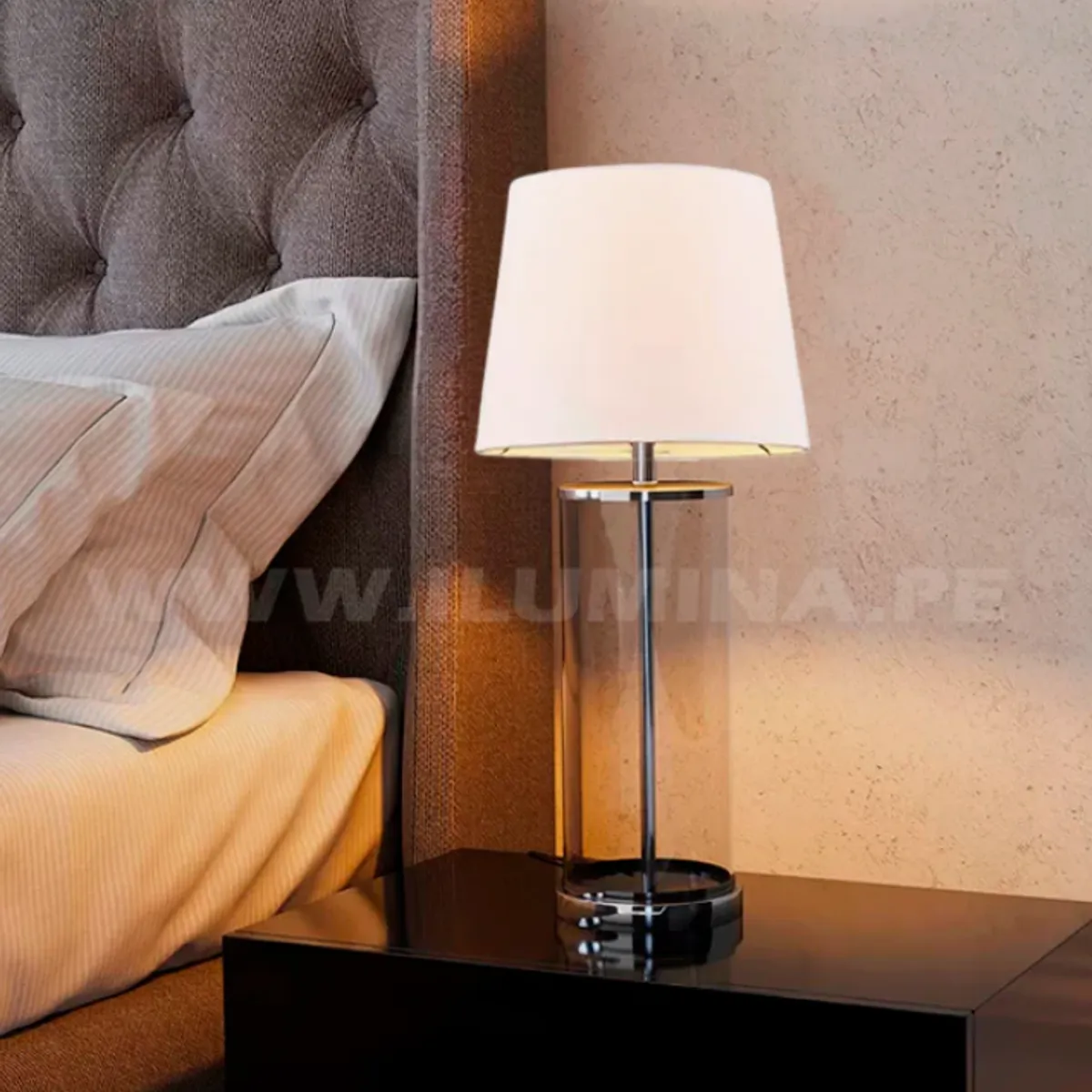 GENERICO - Lámpara de Mesa Silver Led