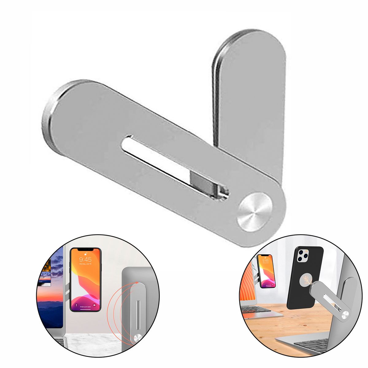 GENERICO - Holder o Soporte Magnético con brazo regulable para  Laptops Y Celular