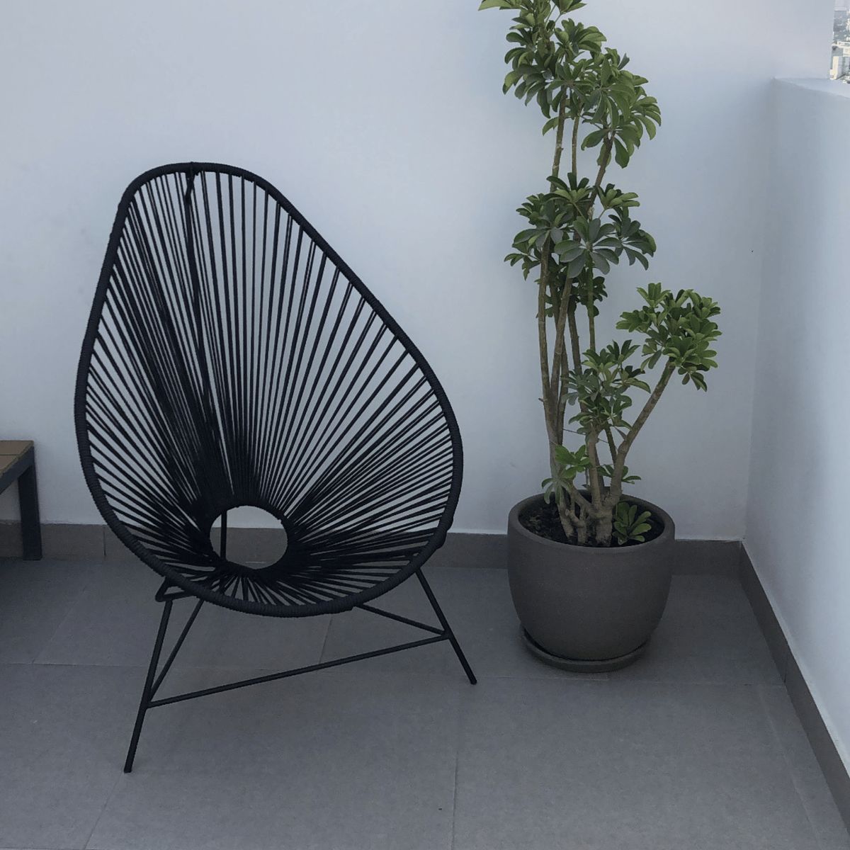 GENERICO - Silla Acapulco Grande Color Negro