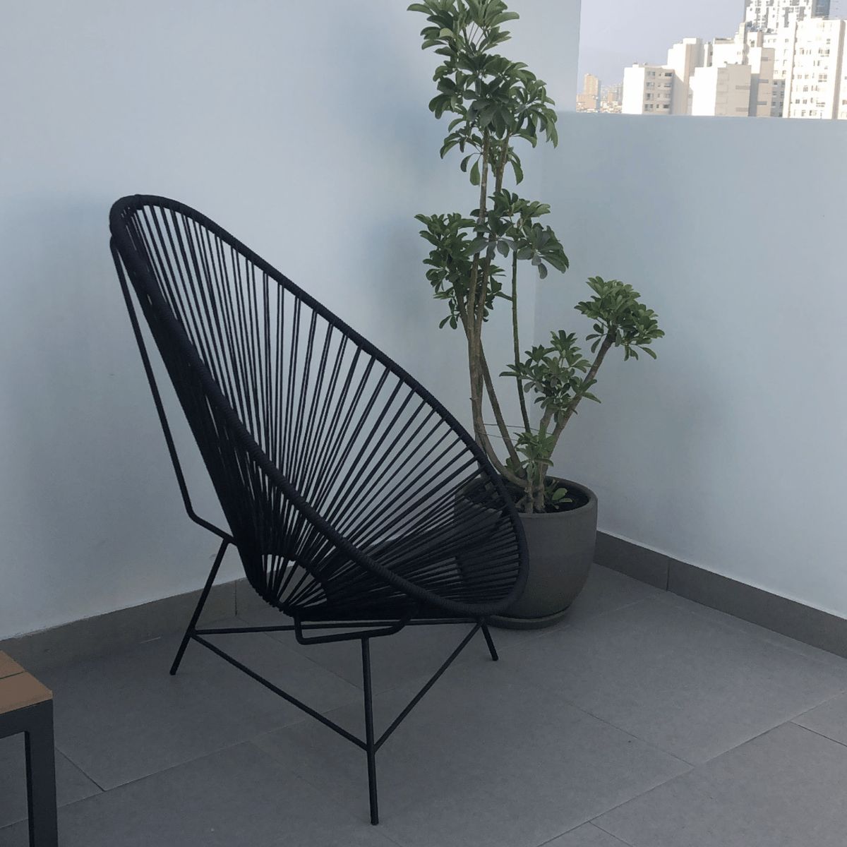 GENERICO - Silla Acapulco Grande Color Negro