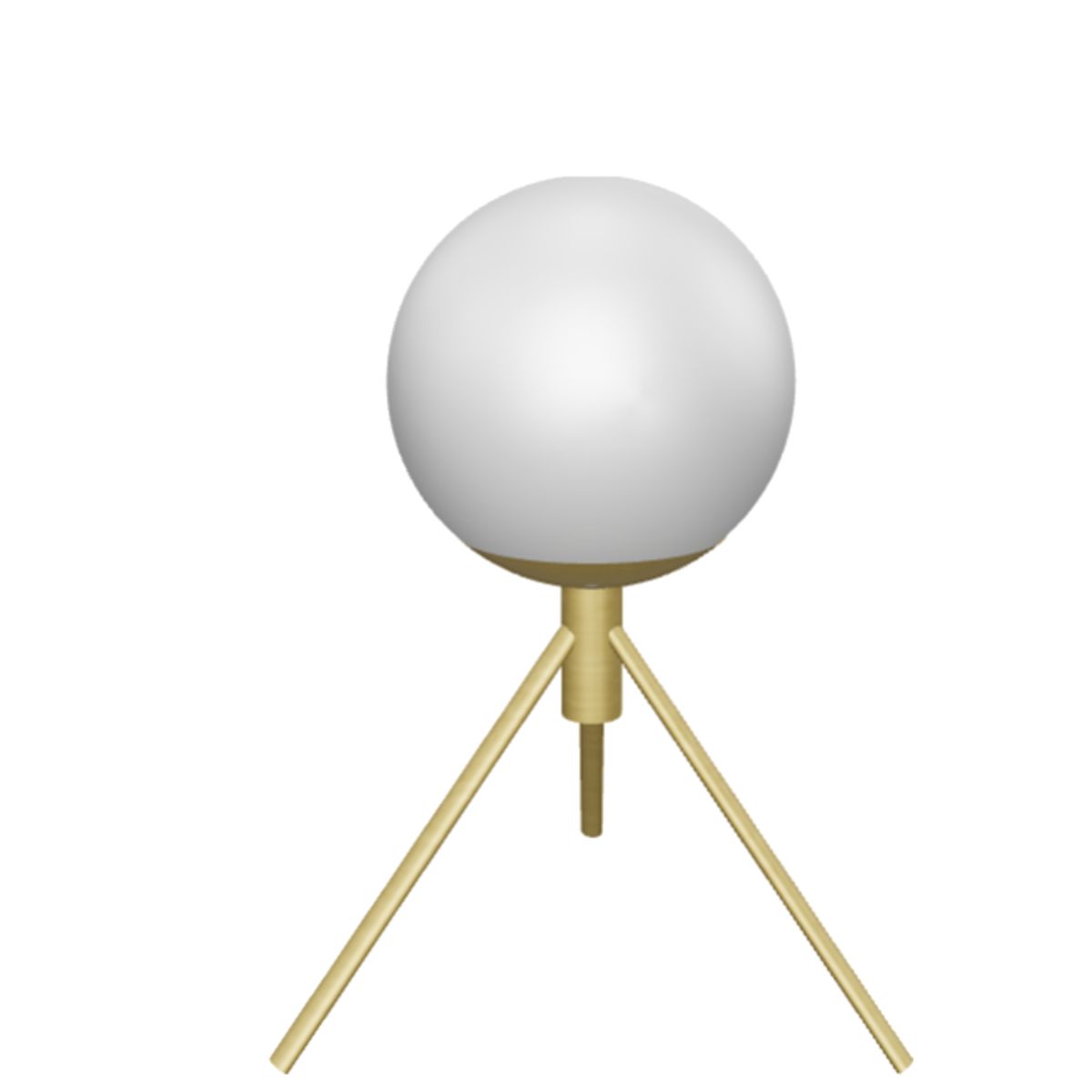 GENERICO - Lámpara de Mesa Gold Led