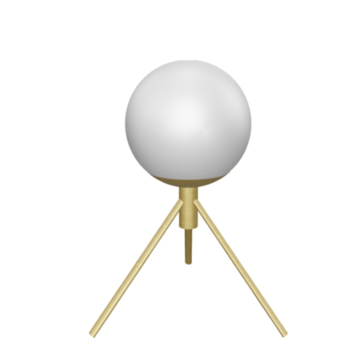 GENERICO - Lámpara de Mesa Gold Led