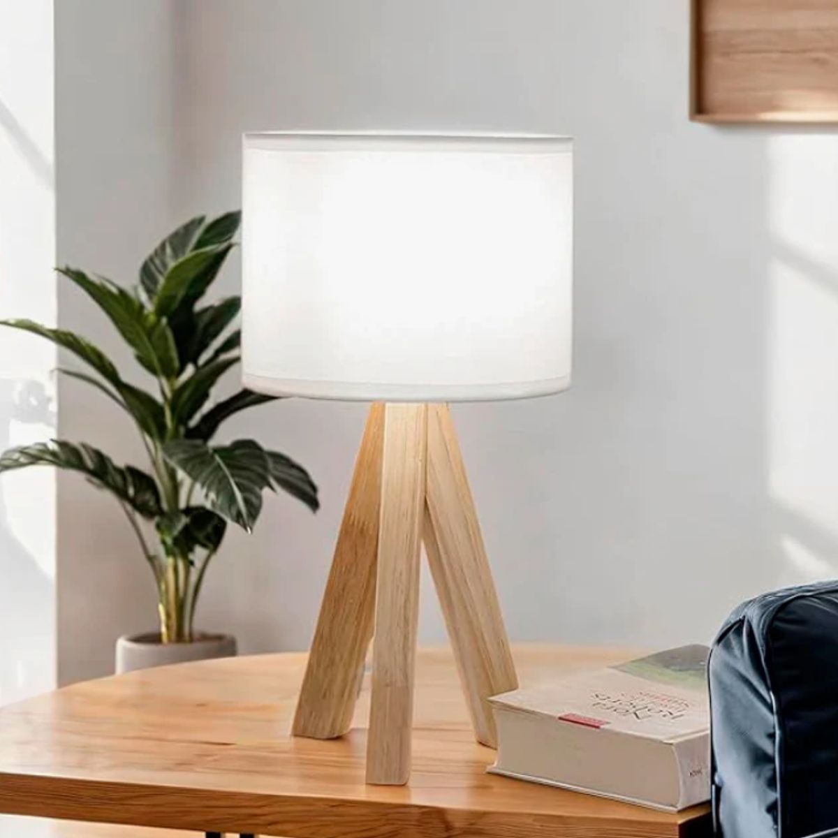 GENERICO - Lámpara de Mesa Wood Led