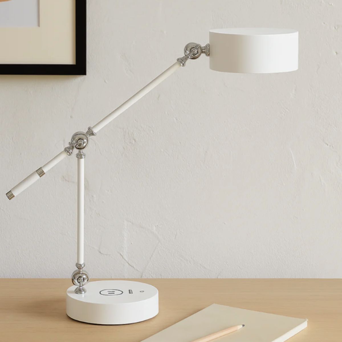 GENERICO - Lámpara de Mesa White Led