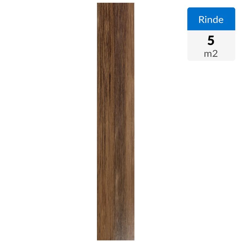 U BUY - Piso Vinílico Autoadhesivo 5m2 Caja 32 Piezas Antideslizante Café oscu