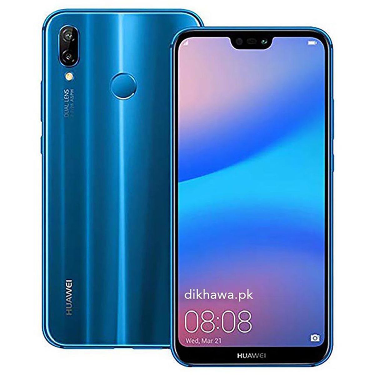 HUAWEI - Huawei P20 Lite 128GB Azul  Dual-SIM ANE-LX1 Reacondicionado
