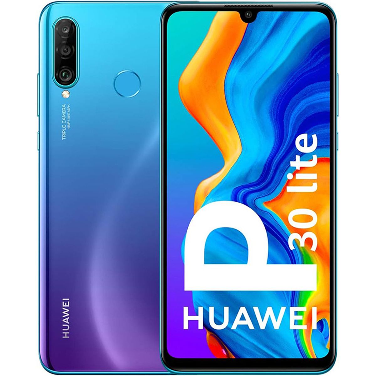 HUAWEI - Huawei P30 Lite 4GB+128GB Azul Dual-SIM MAR-LX1A Reacondicionado