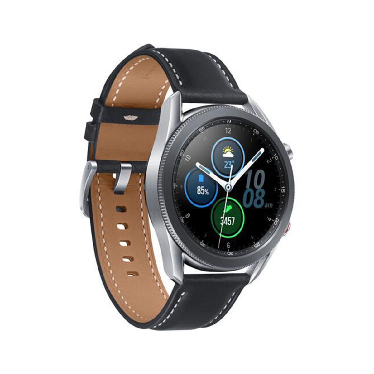 SAMSUNG - Samsung Cardio GPS Galaxy Watch 3 45mm Plata Reacondicionado