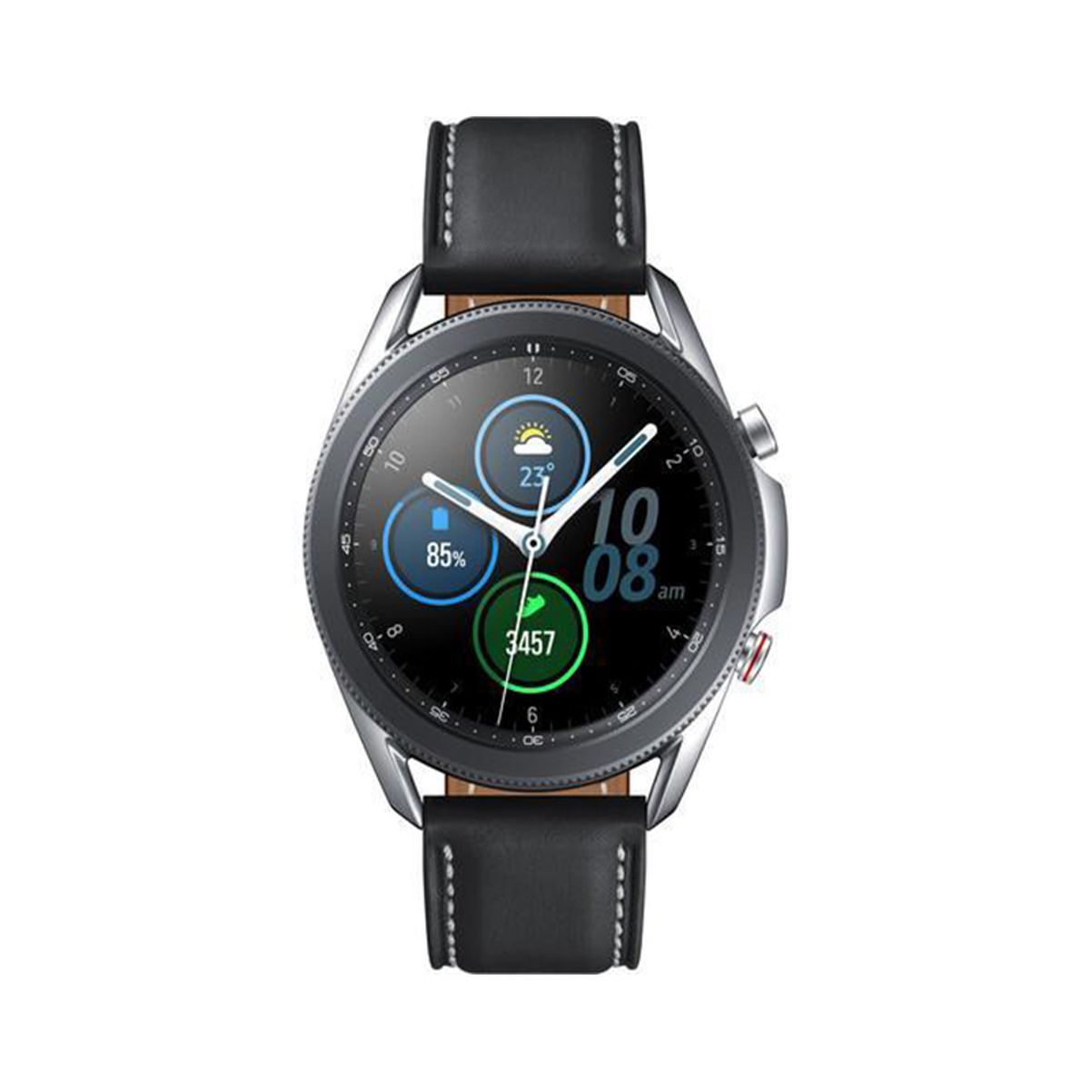 SAMSUNG - Samsung Cardio GPS Galaxy Watch 3 45mm Plata Reacondicionado