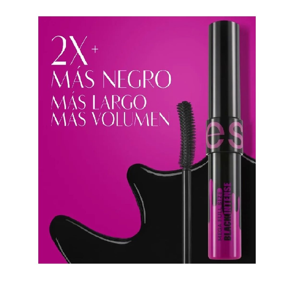 ESIKA - Mega Full Size Black Intense Máscara de Pestañas - Esika