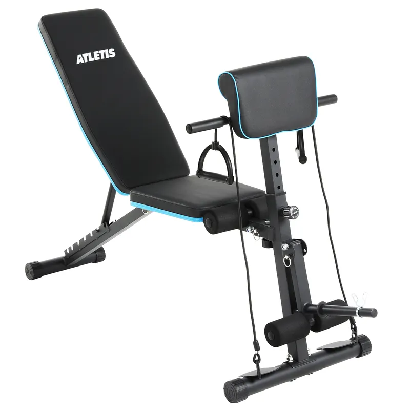 ATLETIS - Banco Multifuncional Para Entrenamiento Fitness