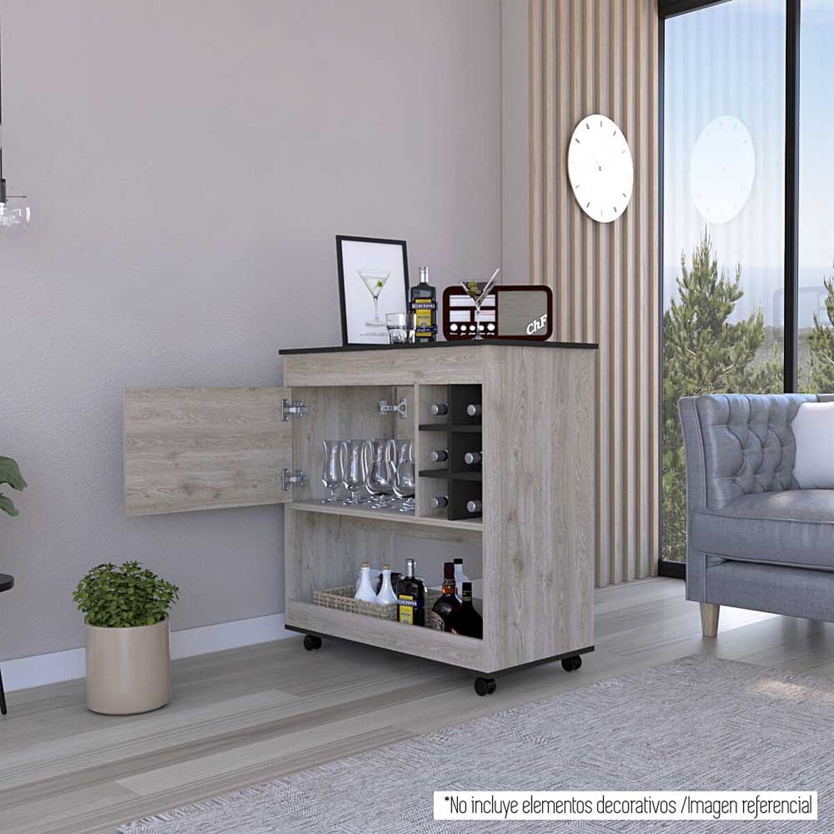 73 EXPERIENCE - Mueble Bar Tugo Ceniza & Plomo 73 Experience