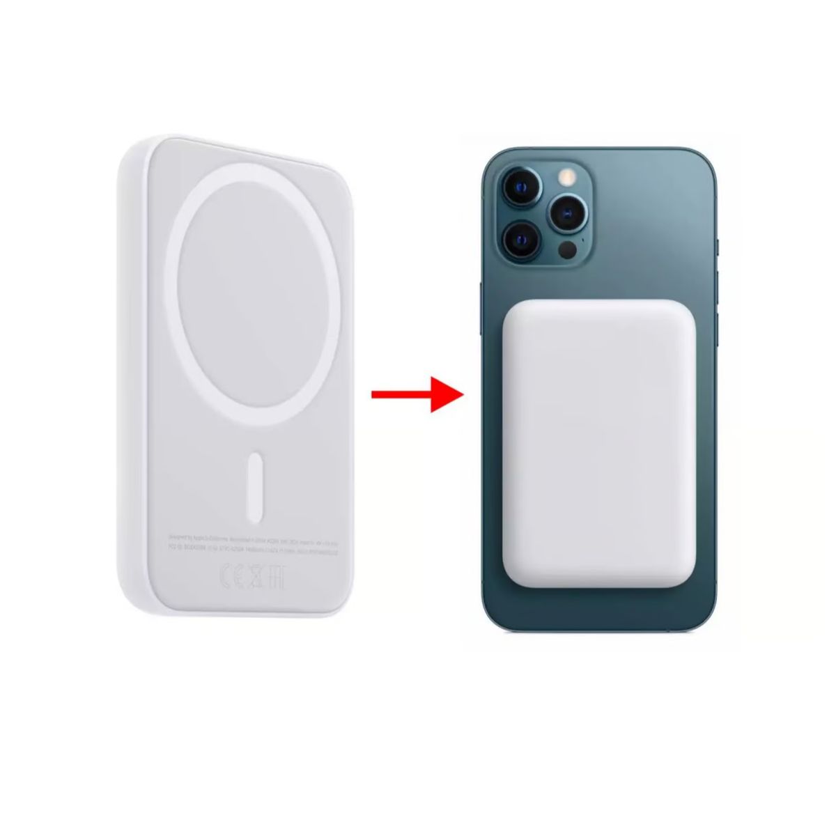 GENERICO - Cargador Portátil MagSafe para iPhone de 10,000 mAh