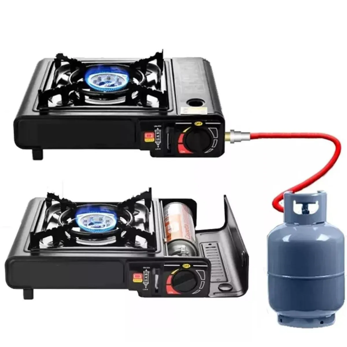 OEM - Mini Cocina Portatil Camping Campamento Dual Gas Butano