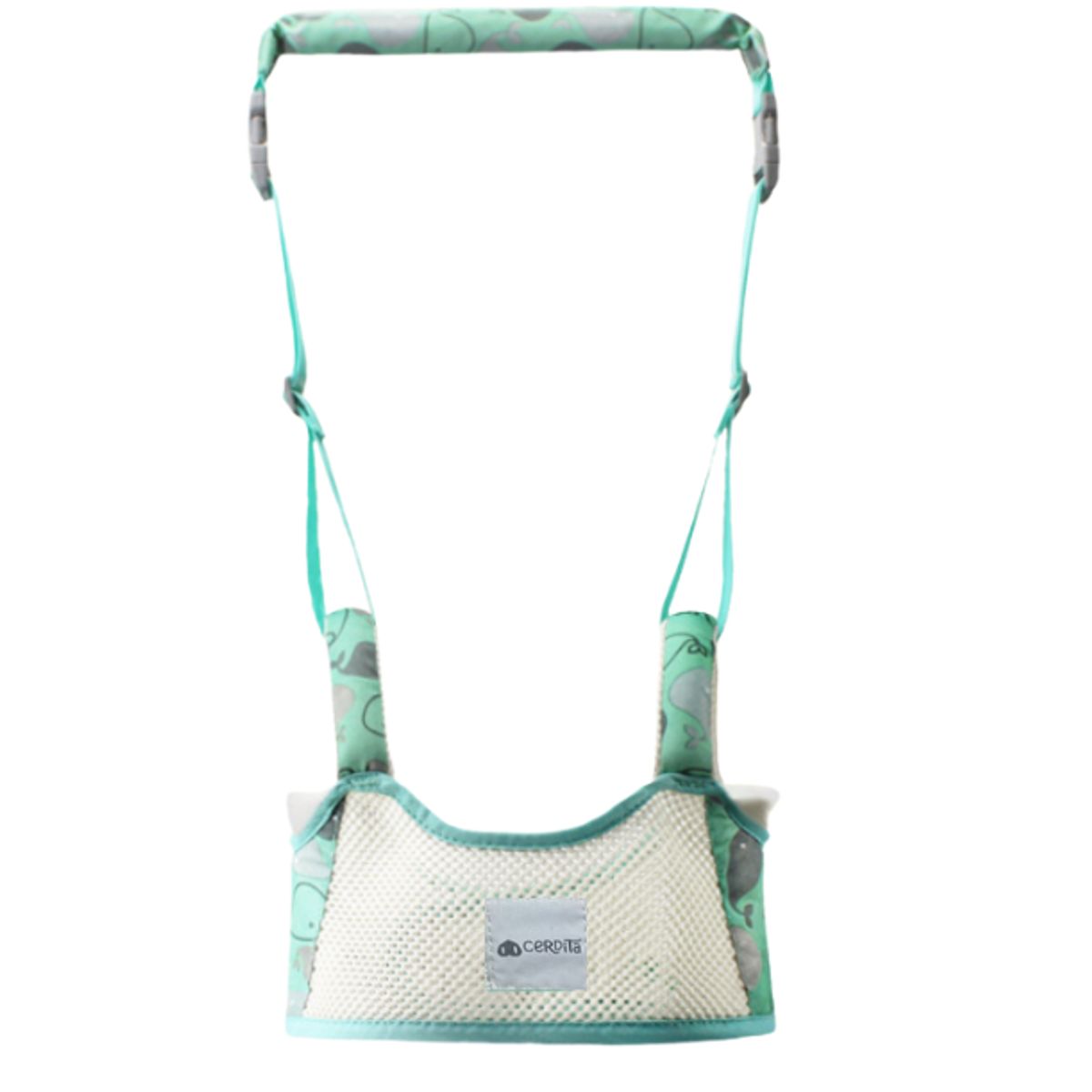 GENERICO - Andador Arnés para Bebé Doble Hombro Verde