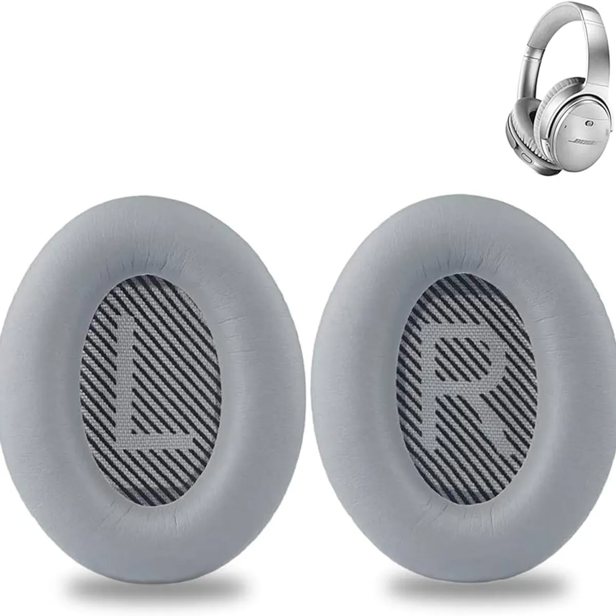GENERICO - Almohadillas para audífonos BOSE QC35II QC35 QC25 QC15 AE2  GRIS