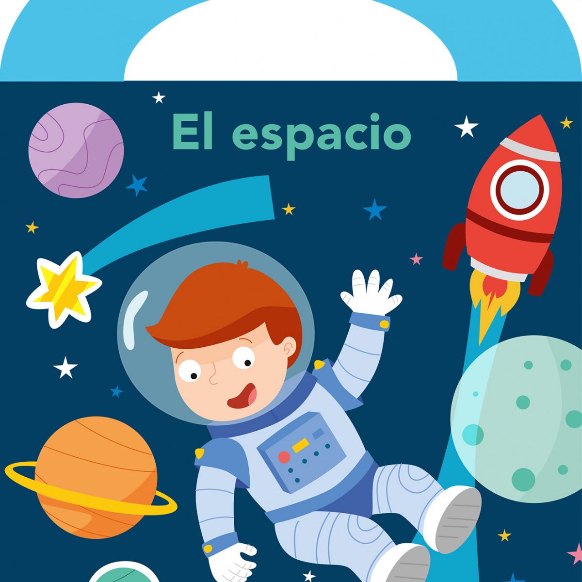 GENERICO - STICKERS Y COLORES: LIBRO MALETÍN DE ACTIVIDADES  EL ESPACIO
