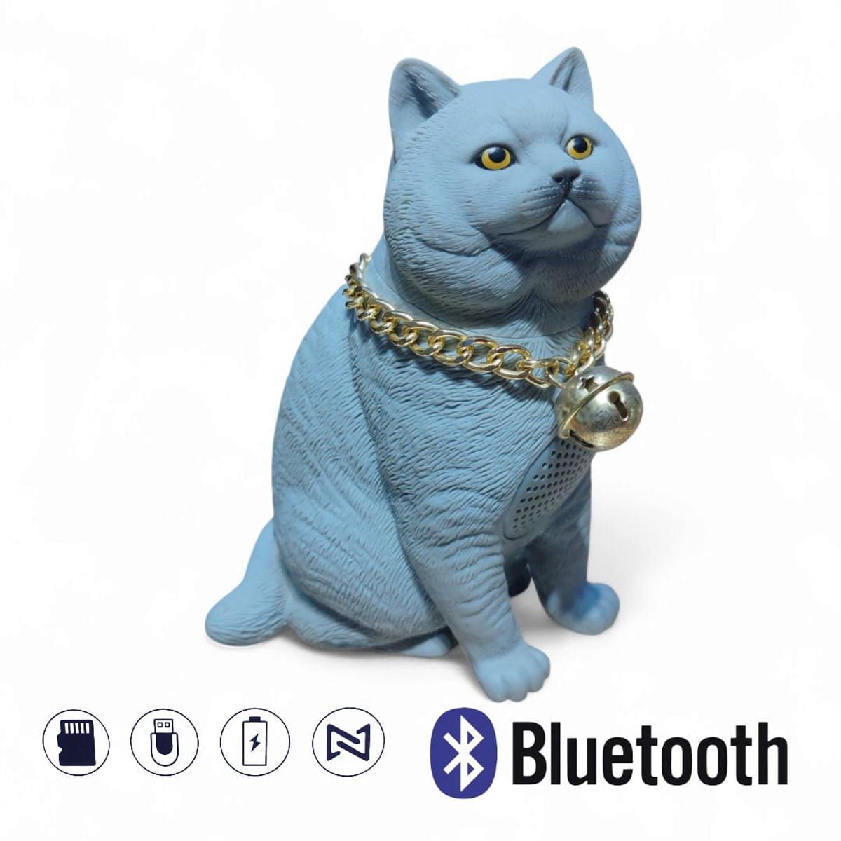 GENERICO - Parlante Bluetooth CH-M242 Gato de la Suerte