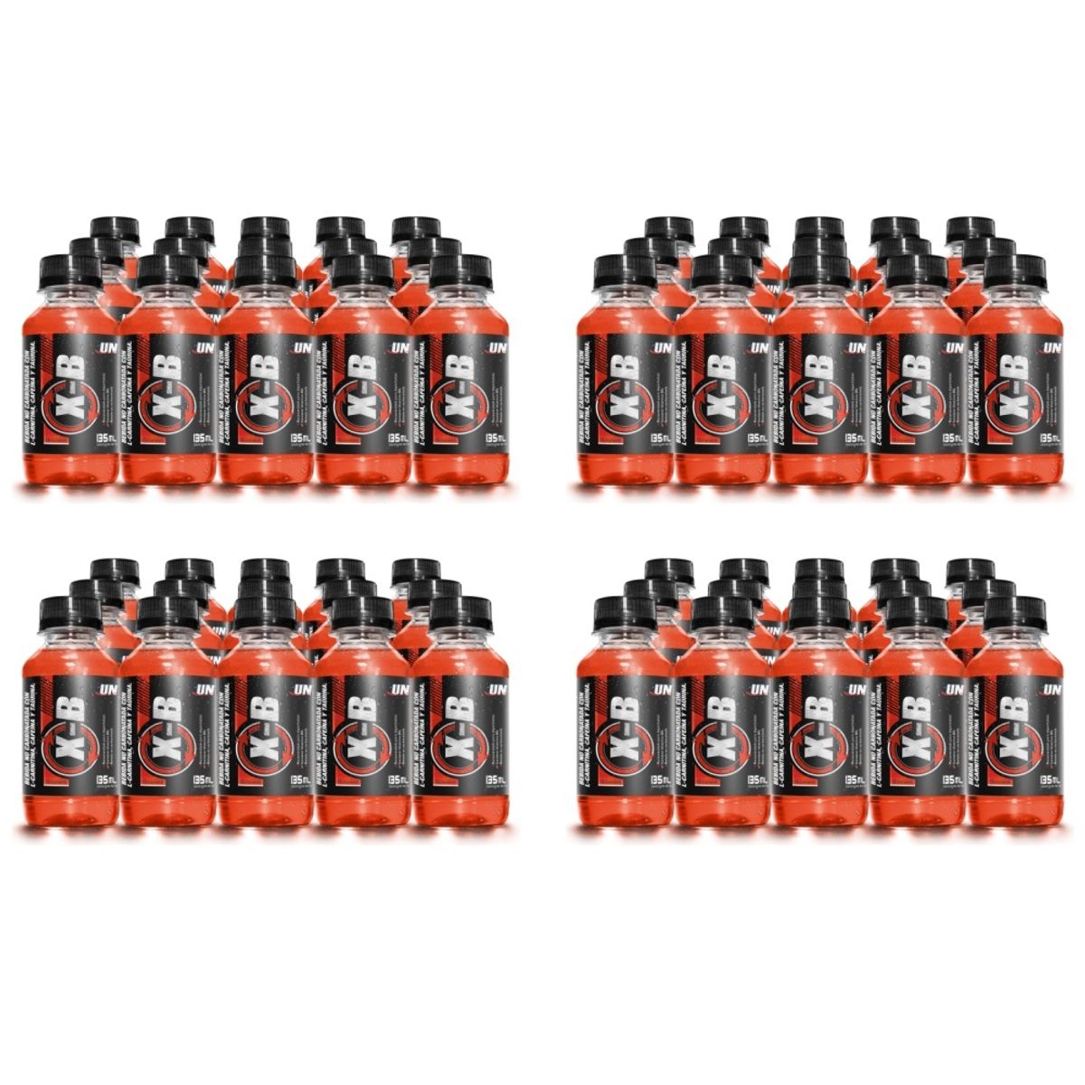 UNIVERSE NUTRITION - Quemador X-B Paquete 60 Botellas de 135ml L-Carnitina Guaraná