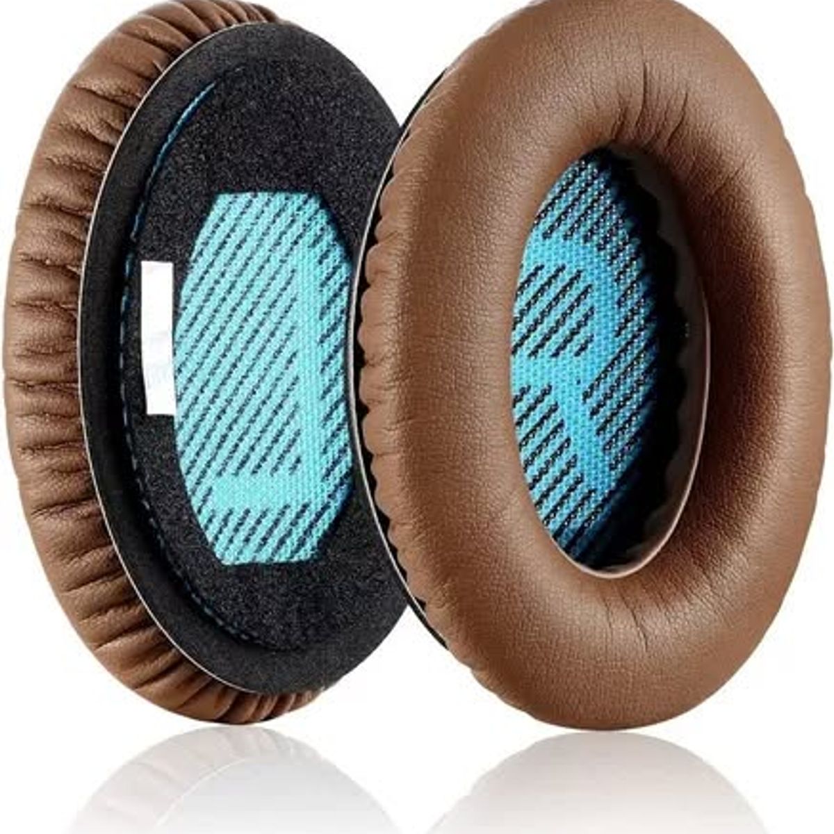 GENERICO - Almohadillas para audífonos BOSE QC35II QC35 QC25 QC15 AE2  MARRON