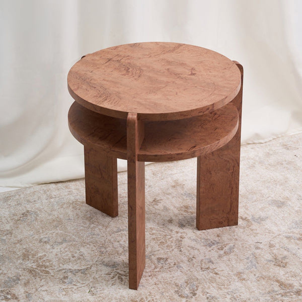 ELIA - Mesa Auxiliar Oreo - Color Ocre