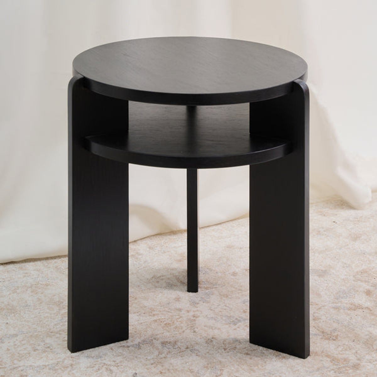 ELIA - Mesa Auxiliar Oreo - Color Carbón
