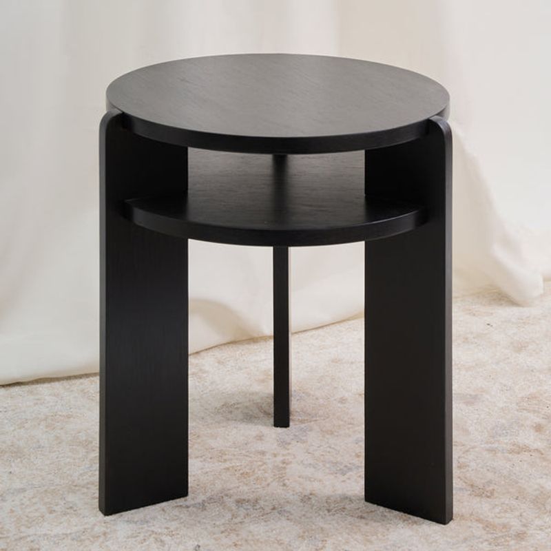 ELIA - Mesa Auxiliar Oreo - Color Carbón