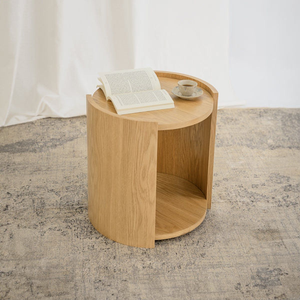 ELIA - Mesa Auxiliar Olmo - Color Arena