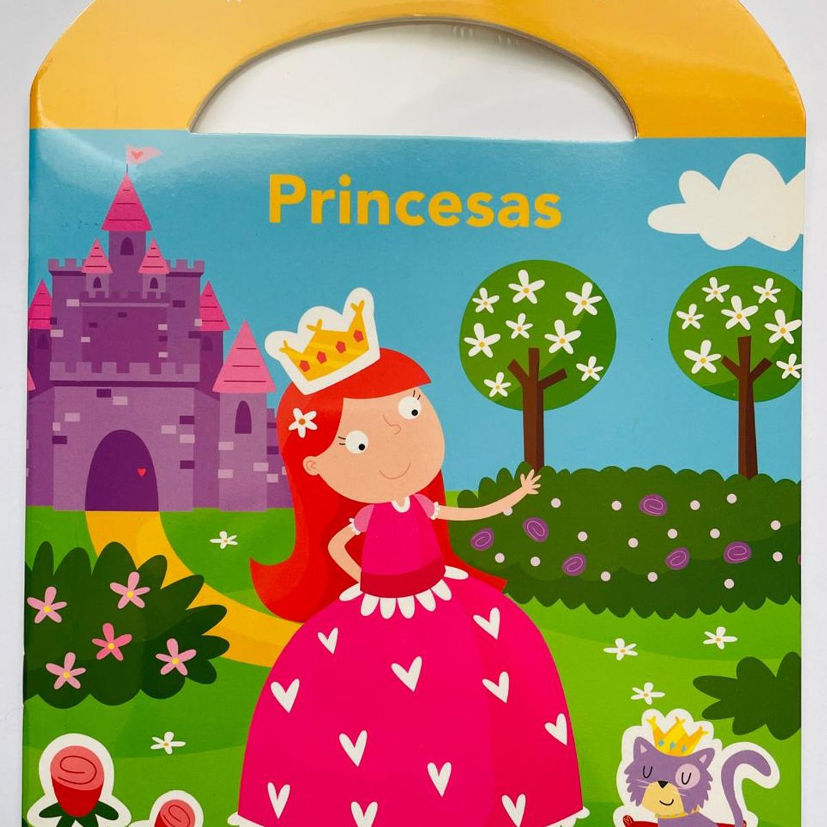 GENERICO - STICKERS Y COLORES: LIBRO MALETÍN DE ACTIVIDADES  PRINCESAS