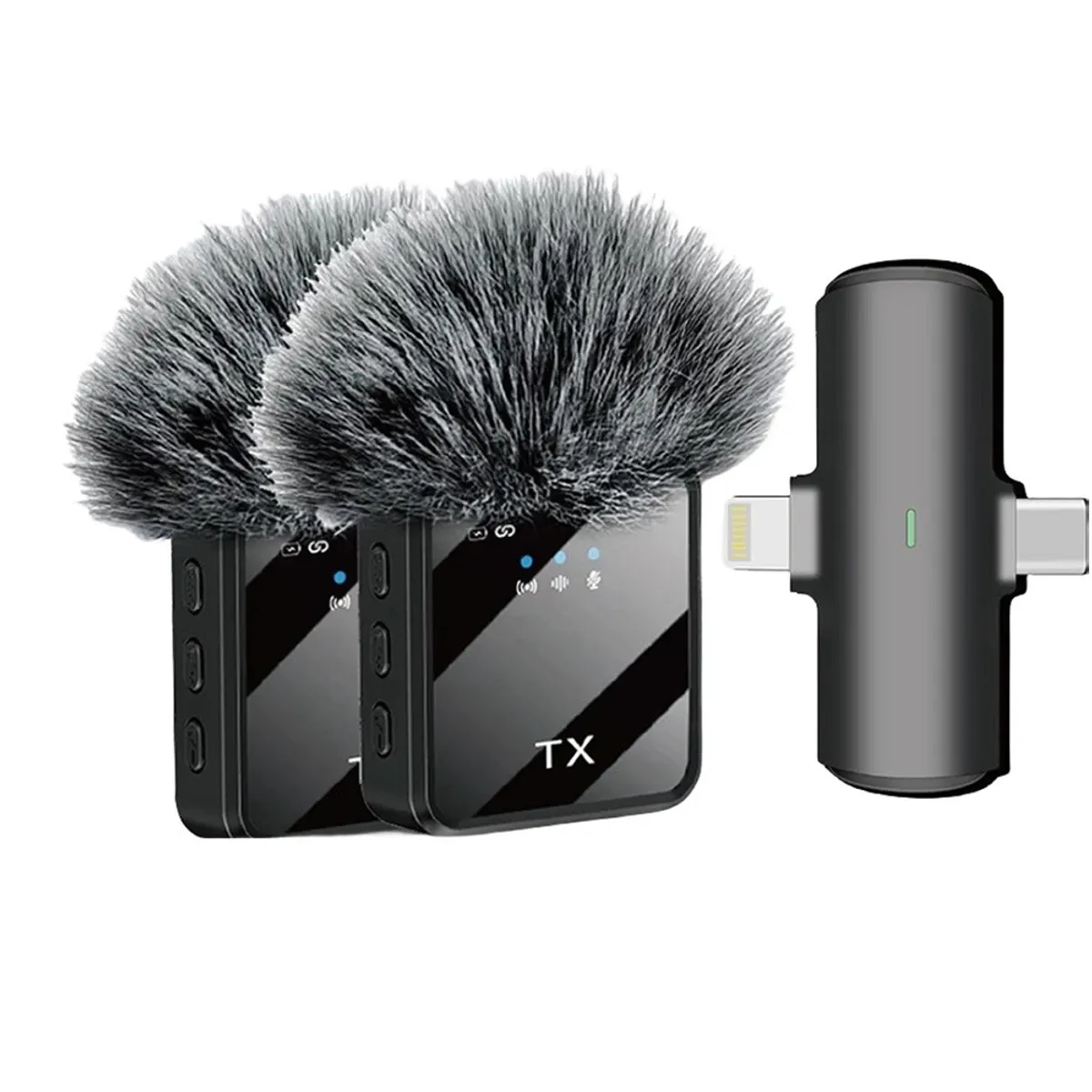 GENERICO - Micrófono Solapero para iPhone y Android Con Reducción de Ruido F15-2