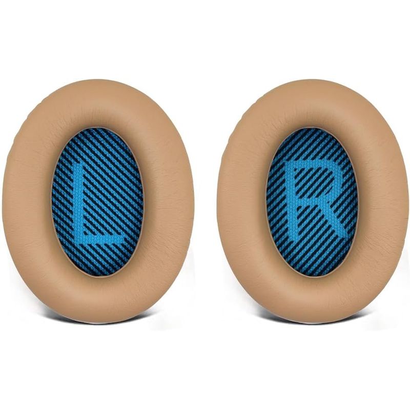 GENERICO - Almohadillas para audífonos BOSE QC35II QC35 QC25 QC15 AE2  crema