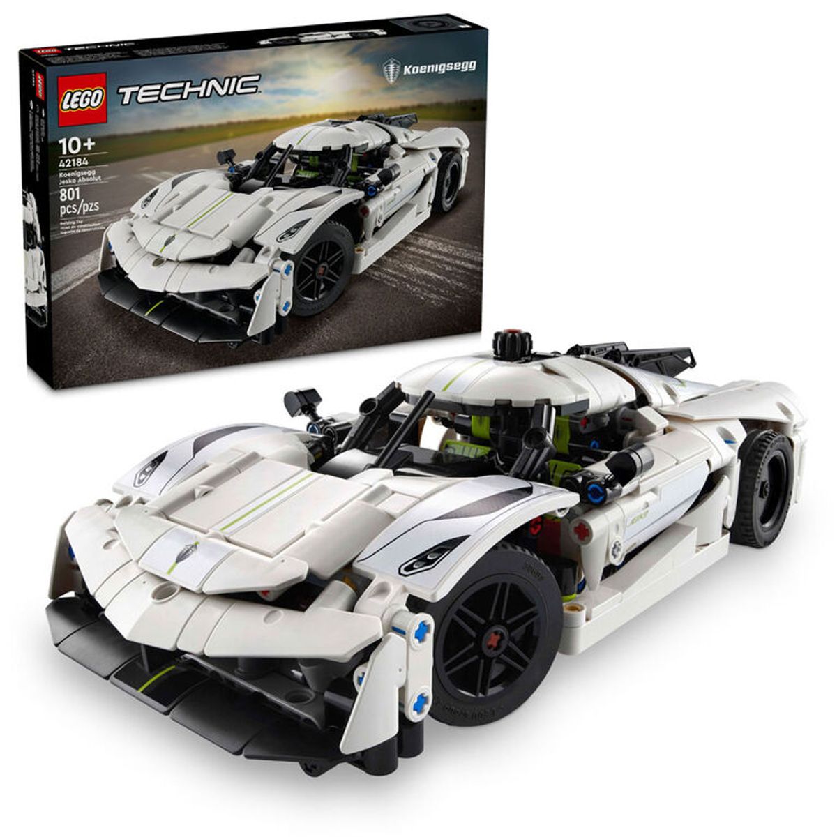 LEGO - LEGO Technic 42184 Hipercoche Koenigsegg Jesko Blanco