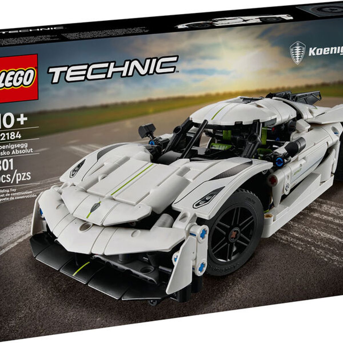 LEGO - LEGO Technic 42184 Hipercoche Koenigsegg Jesko Blanco