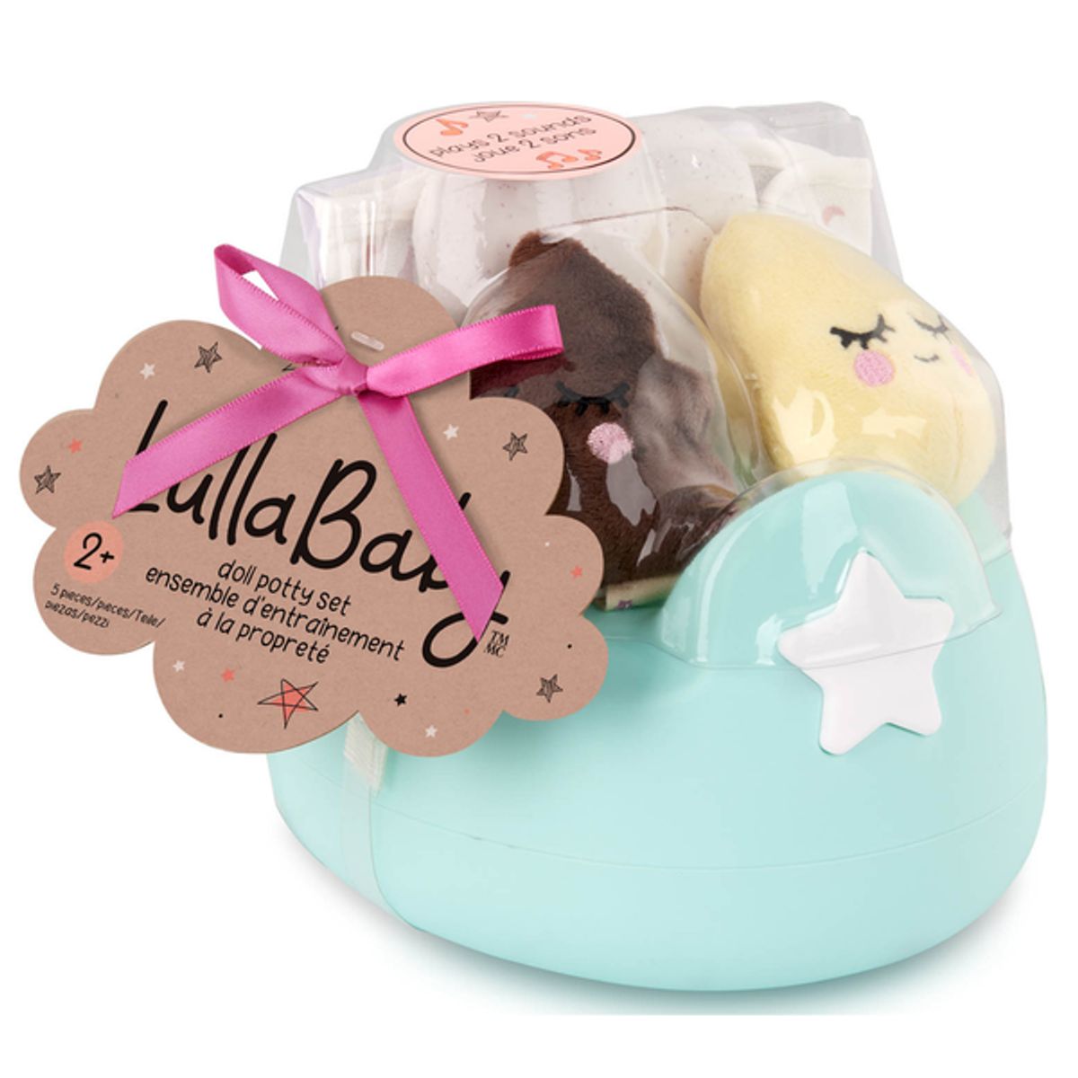 LULLABABY - Entrenamiento para muñeco bacín con accesorios