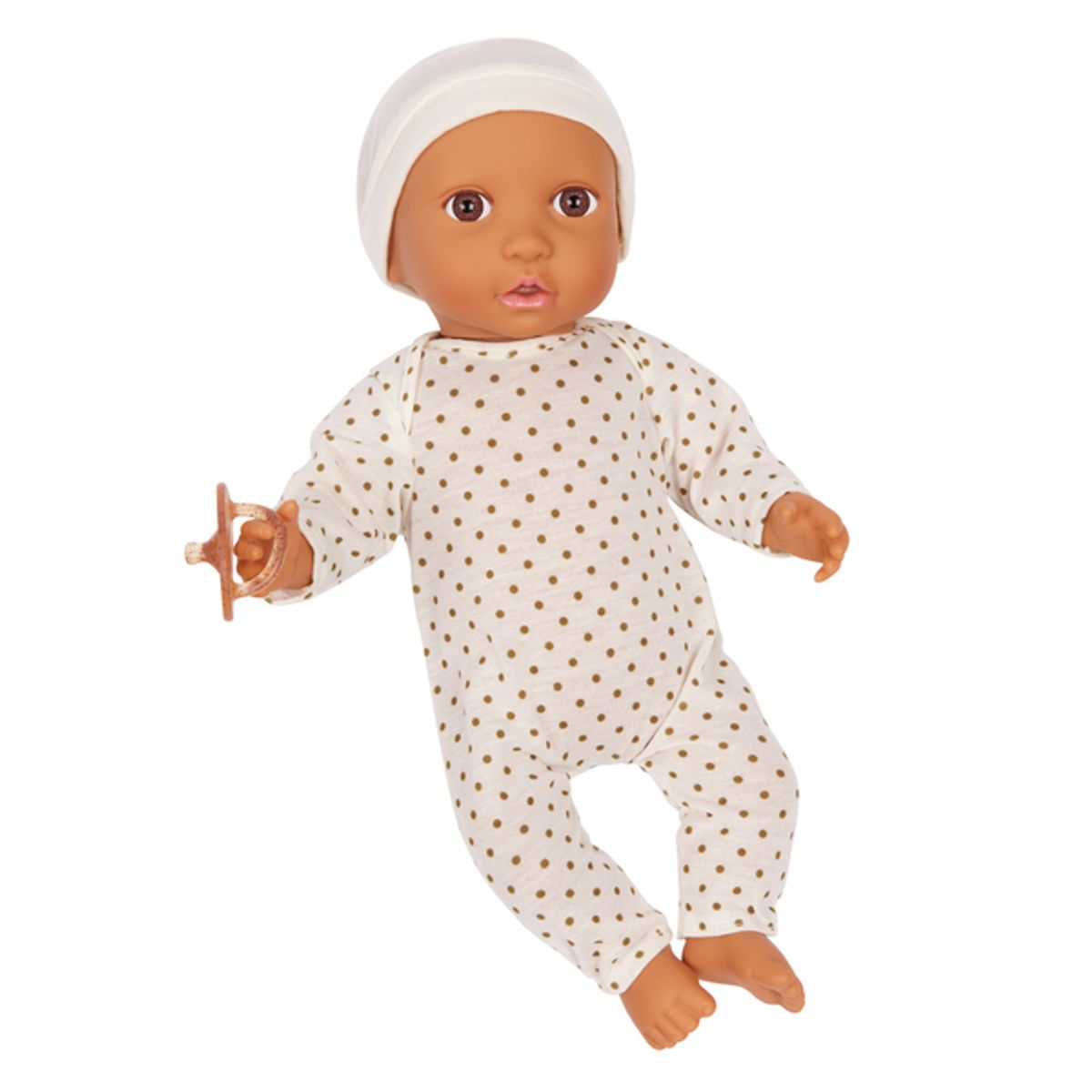 LULLABABY - MUÑECO BEBE GORRO CREMA MODELO 2 NUEVO