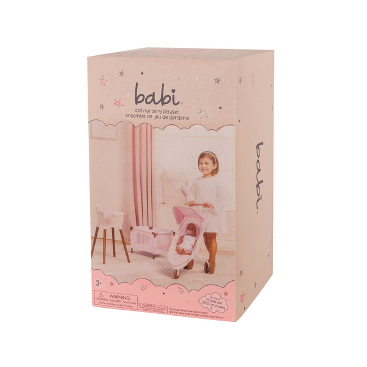 LULLABABY - Set de coche silla y cuna para muñecos