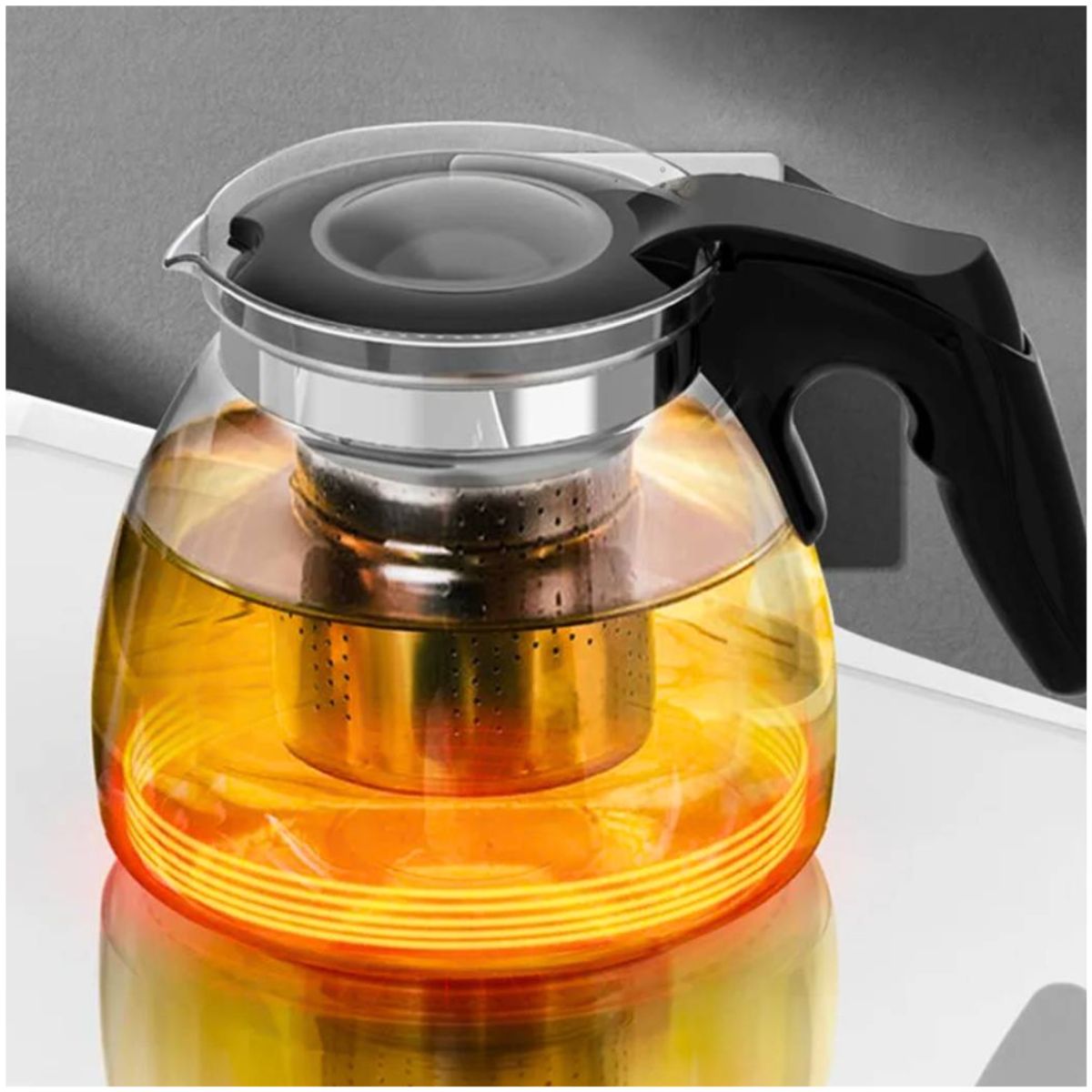 INSPIRA - Jarra tetera infusor de te de vidrio 900ml