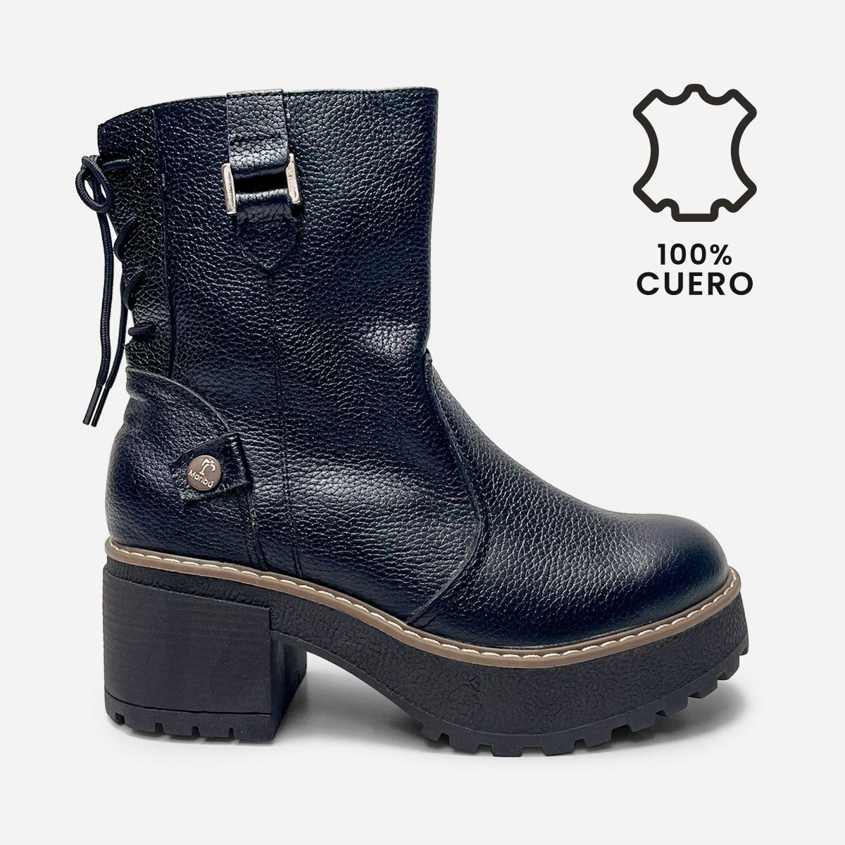 MARIBU - BOTINES MARIBU PURO CUERO 1115