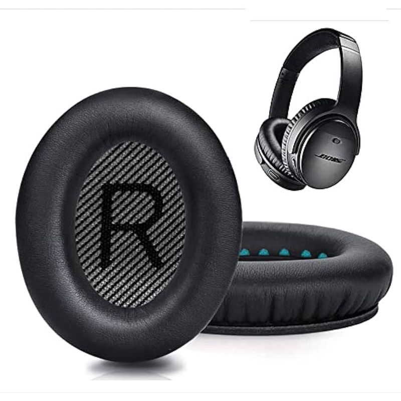 GENERICO - Almohadillas para audífonos BOSE QC35II QC35 QC25 QC15 AE2  negro negro
