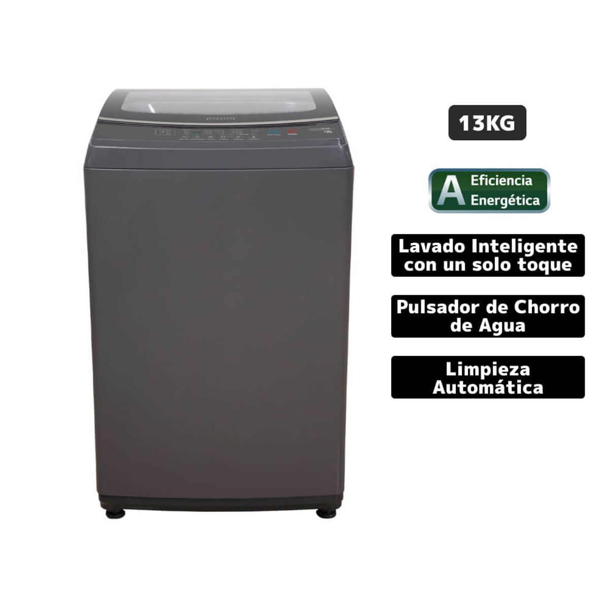 BLACKLINE - LAVADORA BLACKLINE CARGA SUPERIOR SPBL13NTL 13KG GRIS