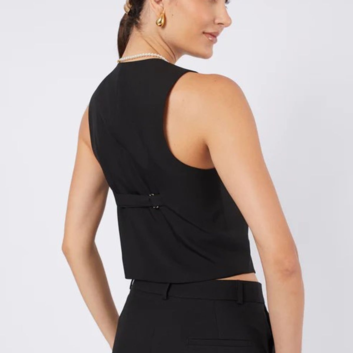 BANATY - CHALECO CASUAL SASTRE CON REGULADOR PARA MUJER