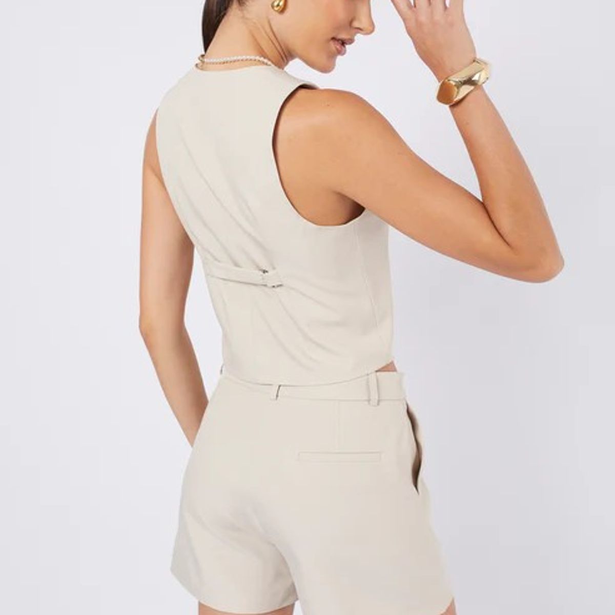 BANATY - CHALECO CASUAL SASTRE CON REGULADOR PARA MUJER