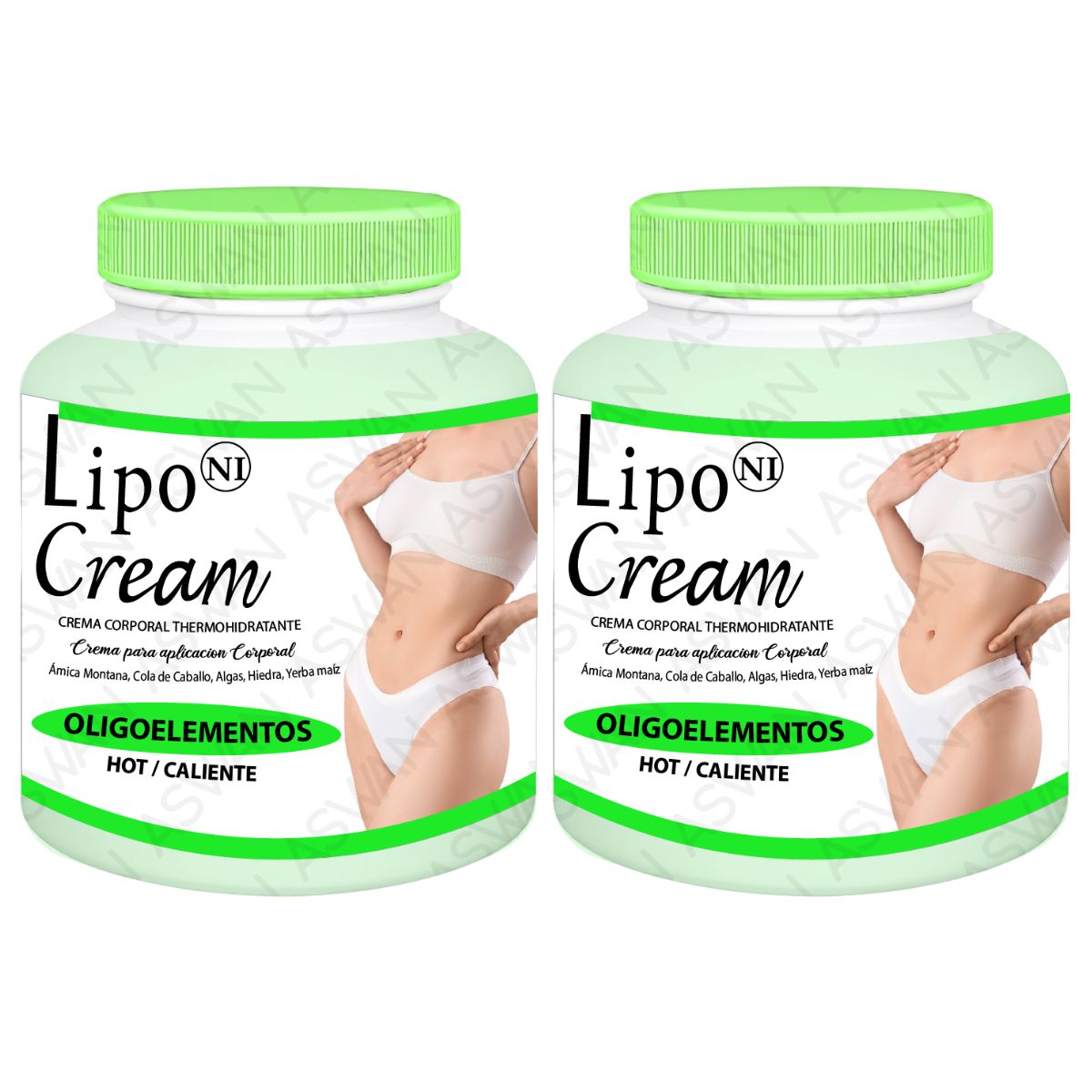 GENERICO - Pack de 2 Lipo Cream Oligoelementos 500gr