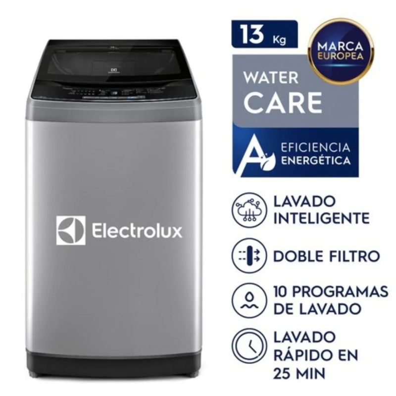 ELECTROLUX - Lavadora Electrolux Premium Care 13Kg Silver EWIW13F2USVG