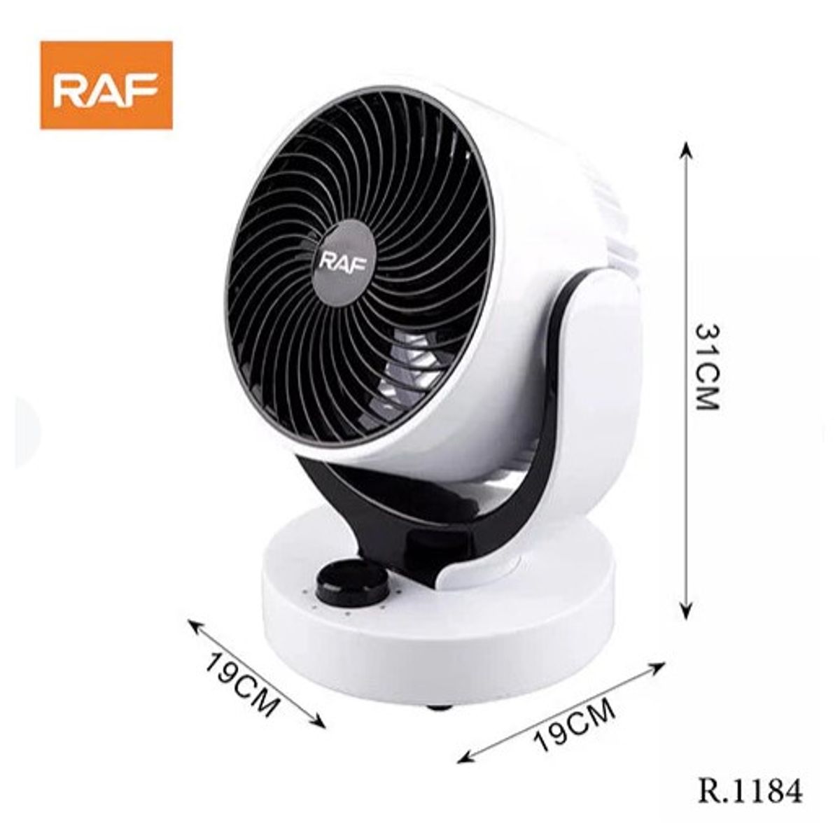 GENERICO - Ventilador Calentador 2000W 2 en 1 Rotación 90° Aire Caliente y Frío