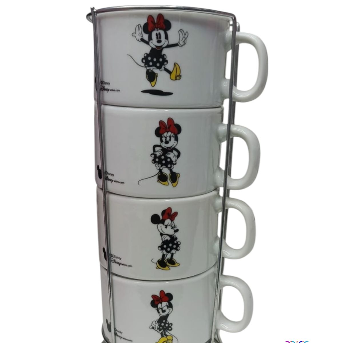 DISNEY - SET DE TAZAS DISNEY X 4 PIEZAS MINNIE
