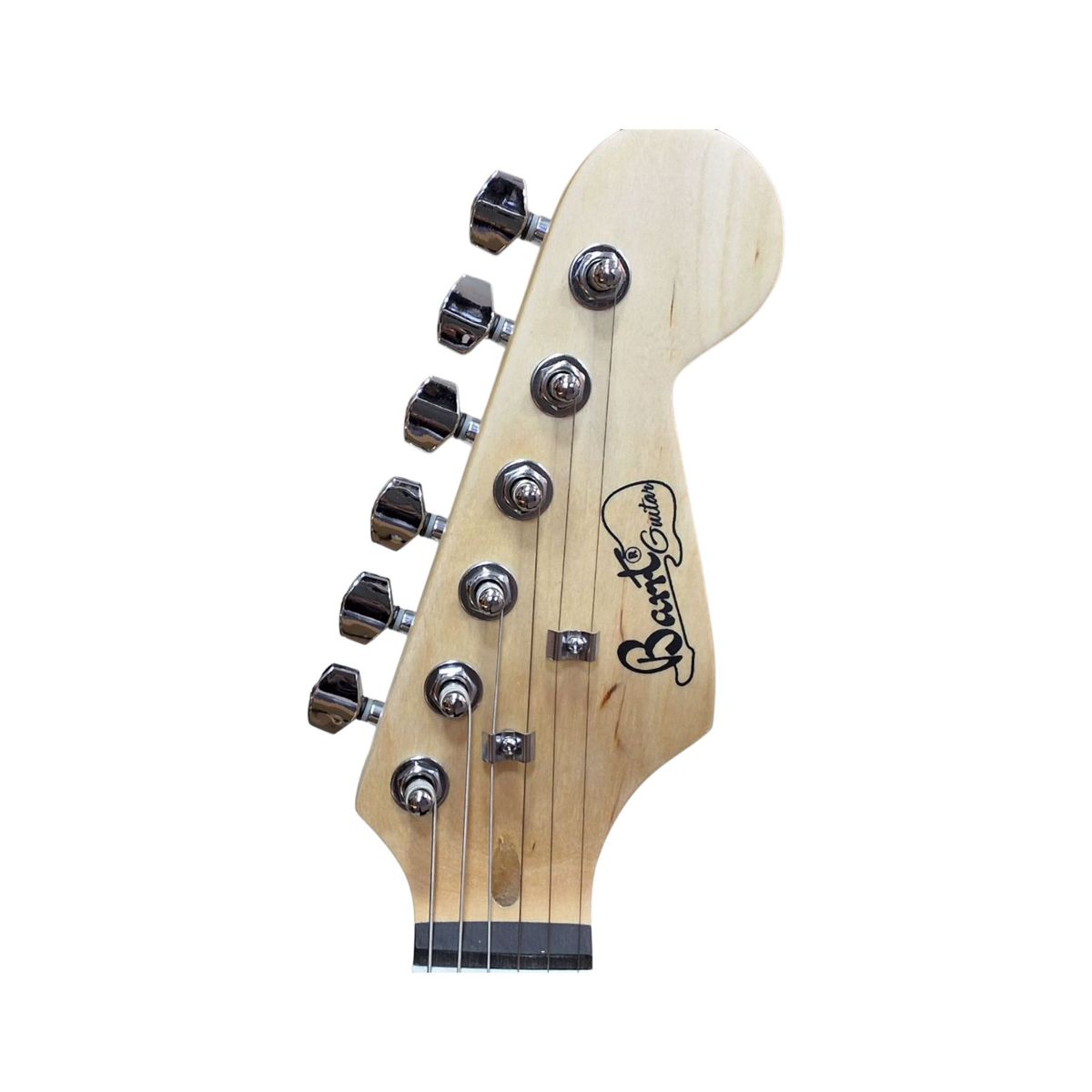 GENERICO - Guitarra eléctrica 3 pastillas color CELESTE con funda «BARRT»