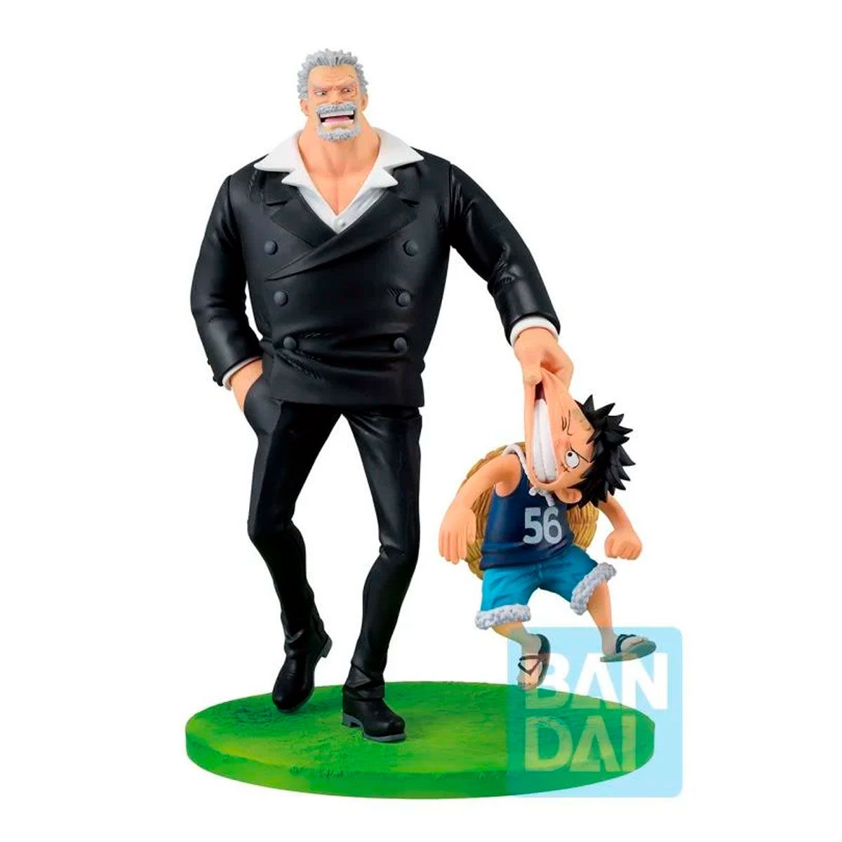 BANPRESTO - FIGURA COLECCIONABLE BANDAI DE ICHIBANSHO LUFFY AND GARP